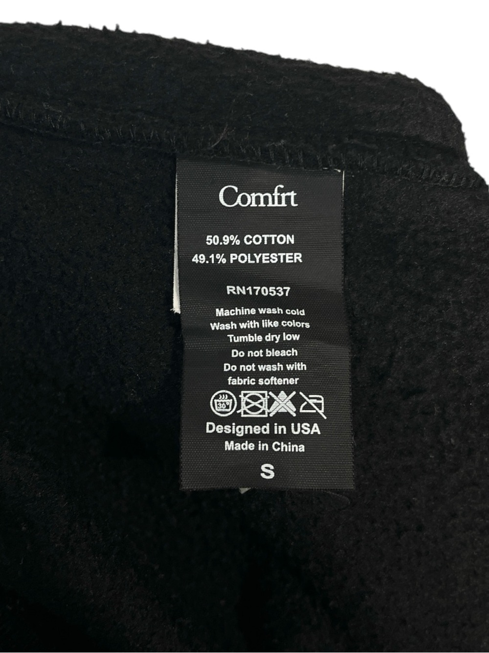 Comfrt Signature Straight Leg Sweatpants size Small in Black - Picture 7 of 8